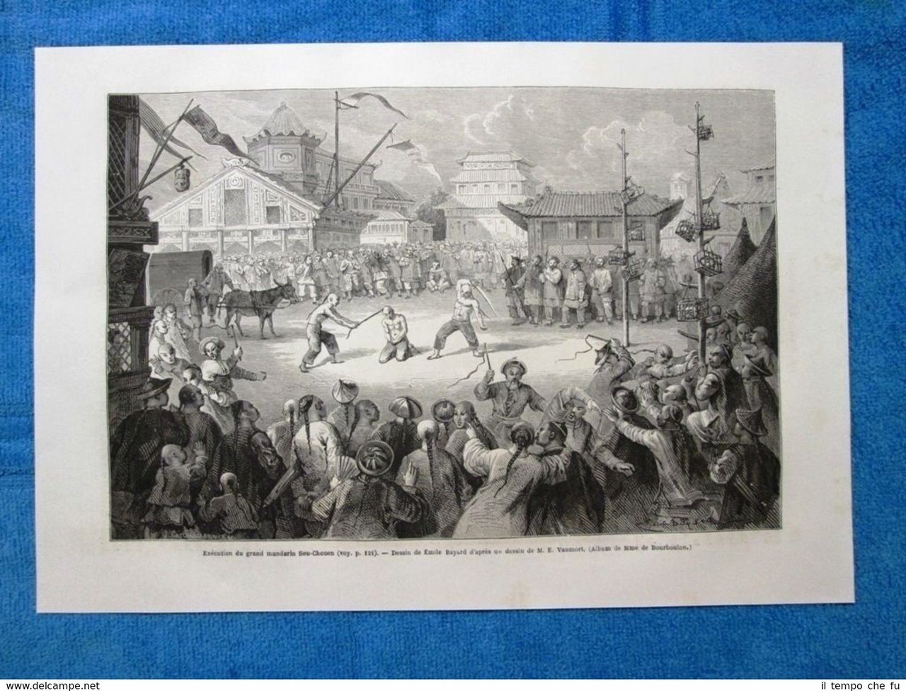 Gravure Année 1864 - Execution du grand mandarin Sou-Chouen - …