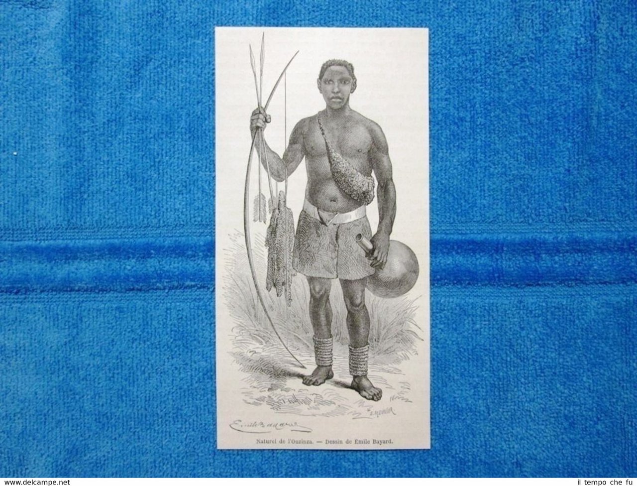 Gravure Année 1864 - Naturel de l'Ouzinza (Ouganda) - Nativo …