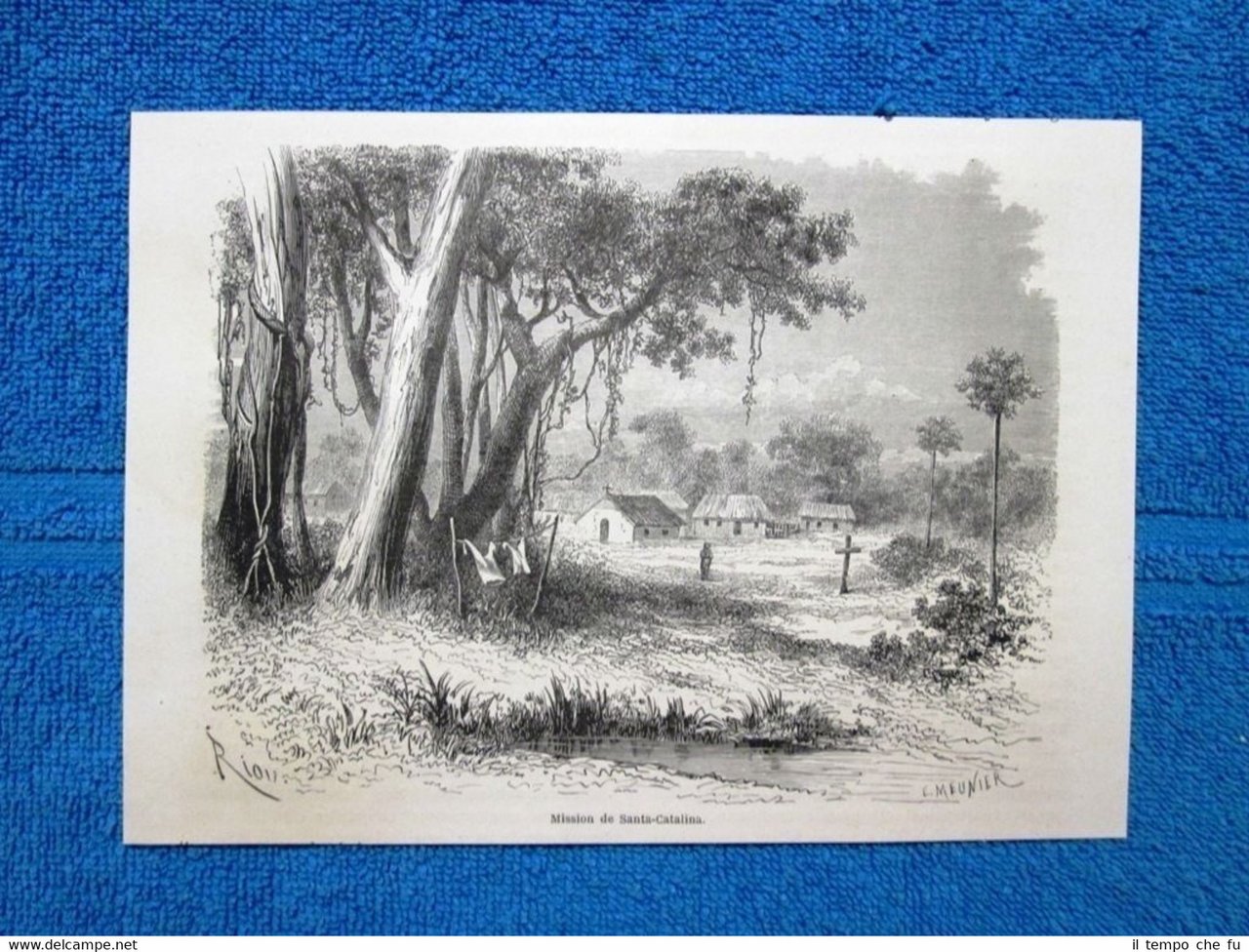 Gravure Année 1865 - Mission de Santa-Catalina - Missione di … | Immagine principale