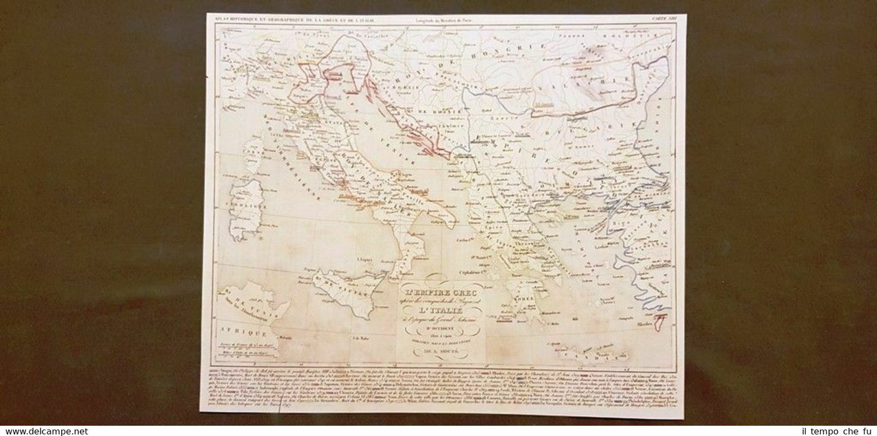 Grecia Bajazet e Italia Grande scisma 1300-1400 Carta geografica del …