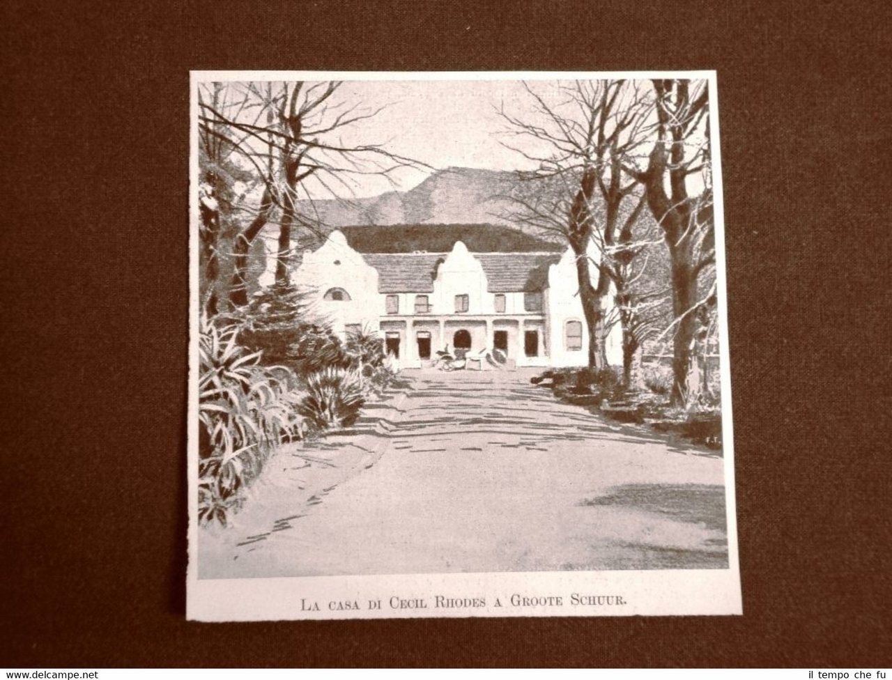 Groote Schuur nel 1899 Casa di Cecil Rhodes Città del …