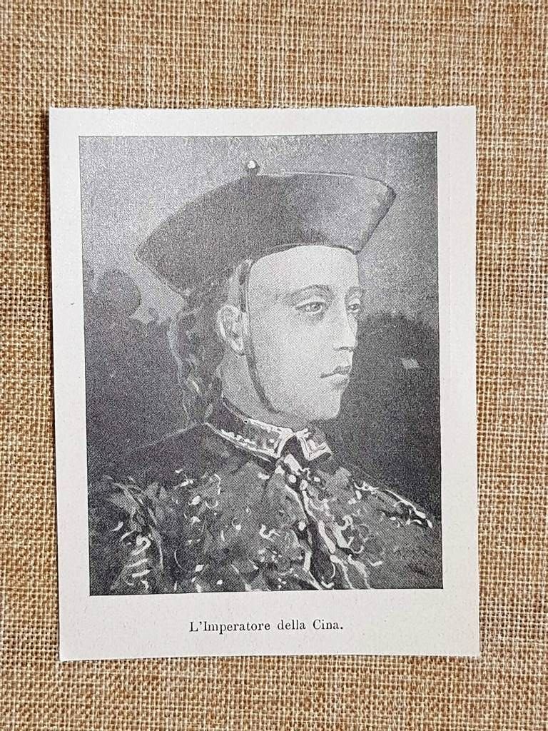 Guangxu 1871 Pechino - 1908 Pechino imperatore Cina riforme Cento … | Immagine principale