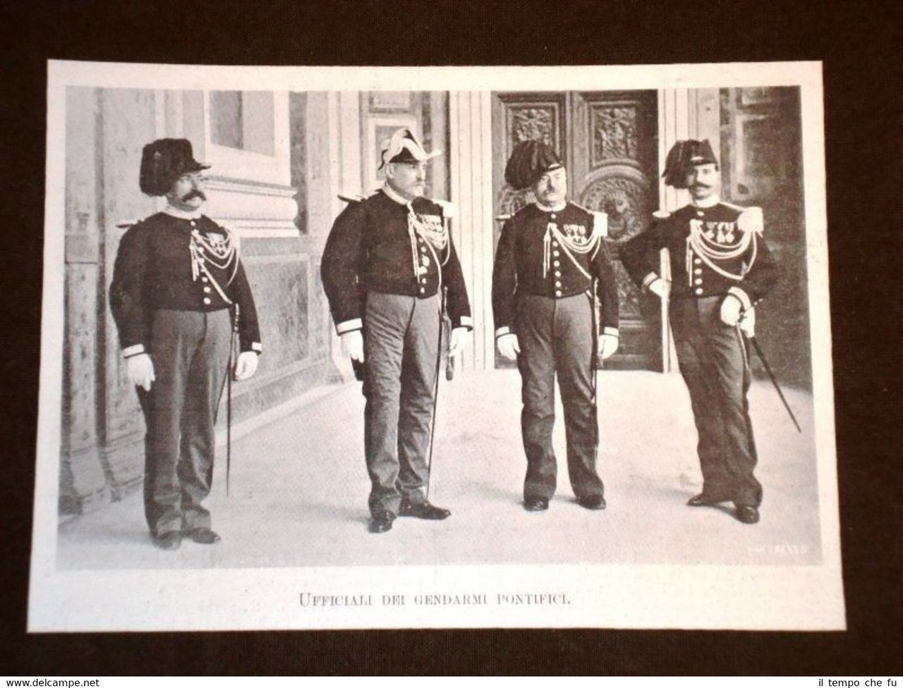 Guardia del Papa o Papale nel 1903 Ufficiali dei Gendarmi …