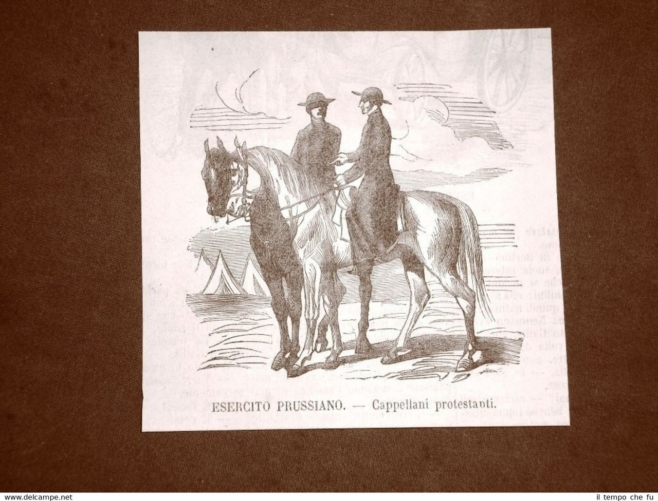 Guerra Austria vs Prussia nel 1866 Cappellani dell'esercito di Prussia