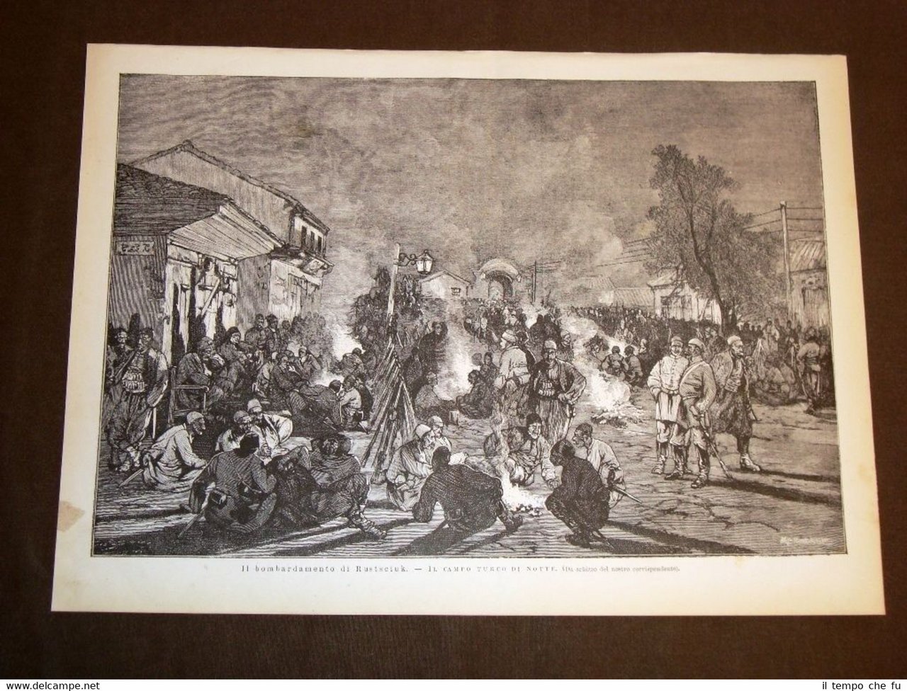 Guerra Balcani nel 1877 Russia vs Turchia Bombardamento di Rustsciuk …