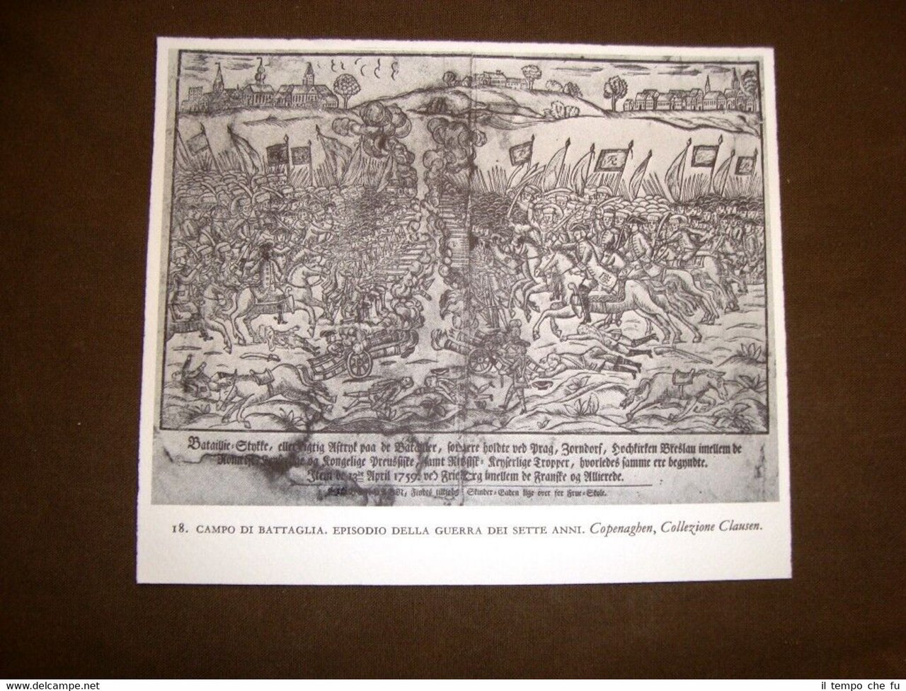 Guerra dei 7 o sette anni Campo battaglia Stampa popolare … | Immagine principale