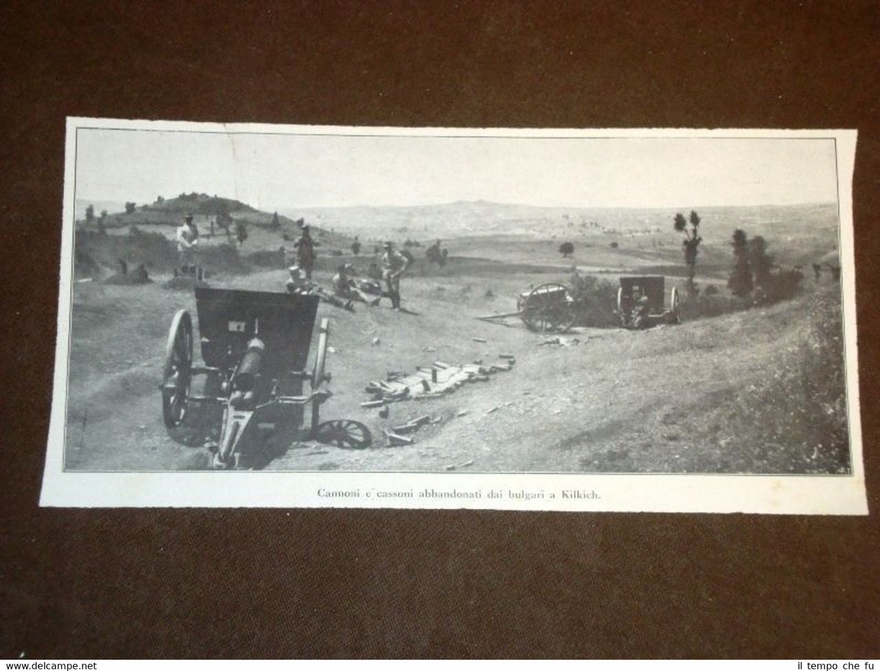 Guerra e Stragi nel Balcani nel 1913 Cannoni dei Bulgari … | Immagine principale