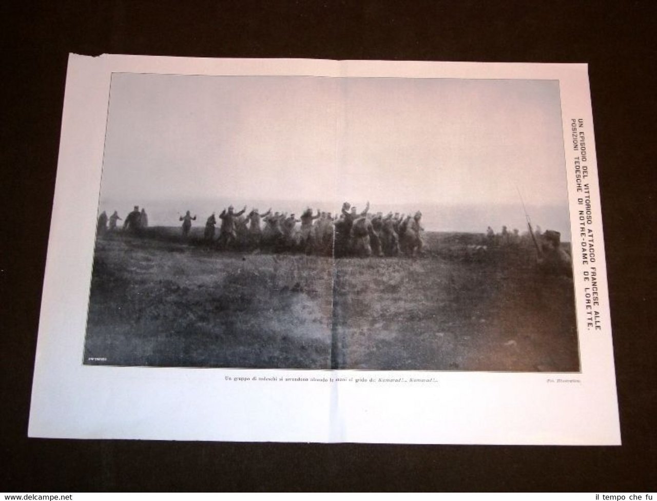 Guerra Europa 1915 Resa di Tedeschi a Notre Dame de …