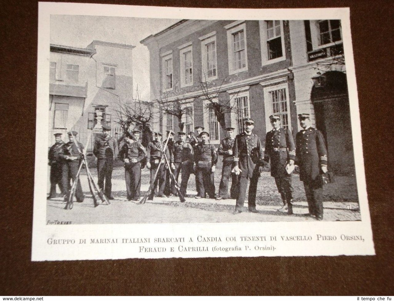 Guerra Grecia vs Turchia nel 1897 Candia Isola Creta Marinai …