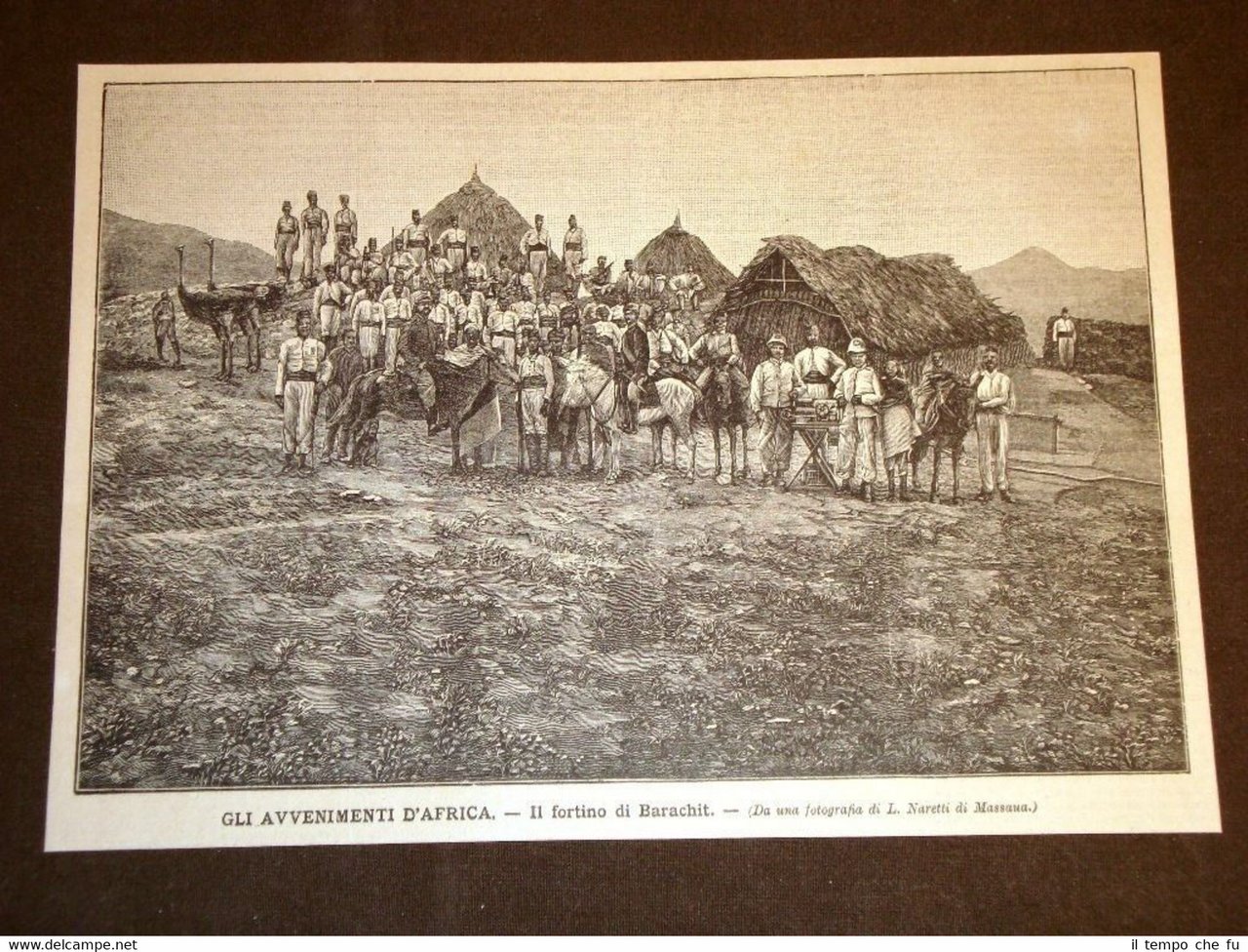 Guerra in Africa nel 1896 Il Fortino di Barachit