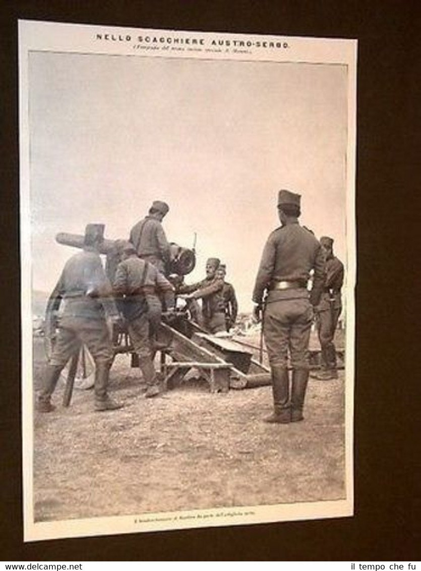 Guerra in Europa 1914 Bombardamento di Semlino o Semlin o …