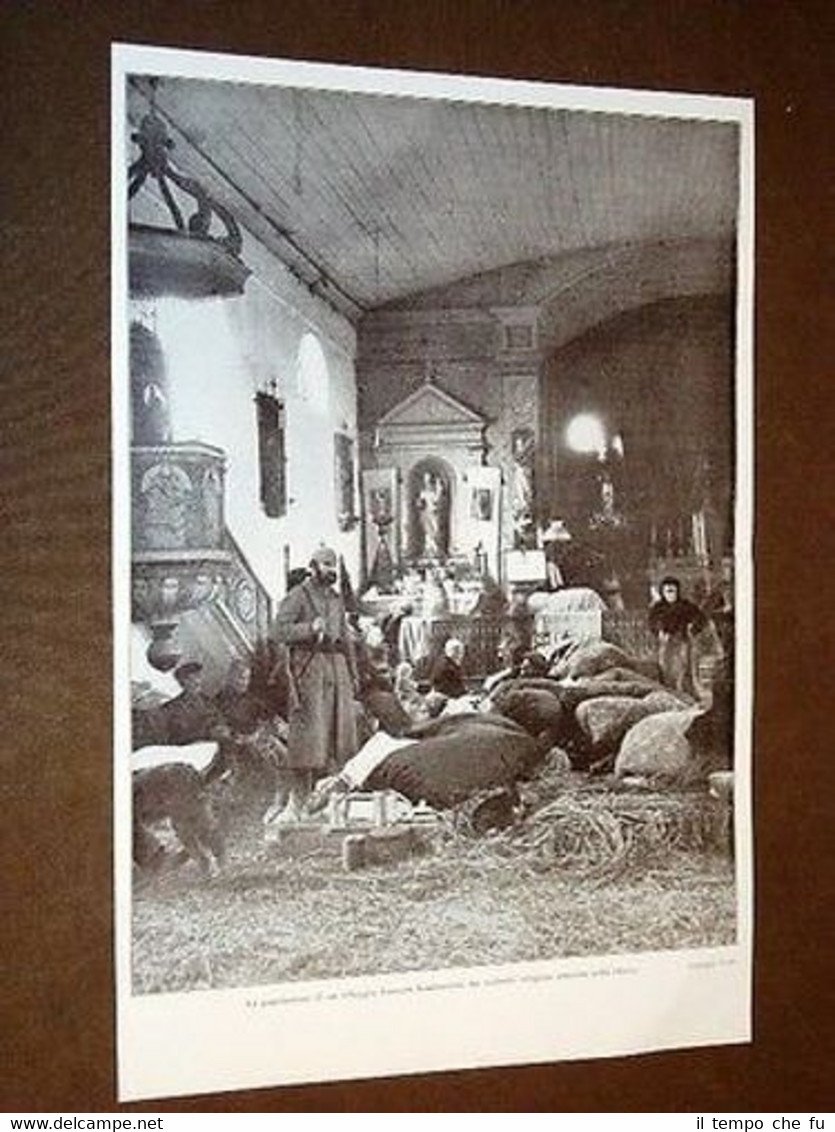 Guerra in Europa Anno 1914 Popolazione di villaggio di Francia …