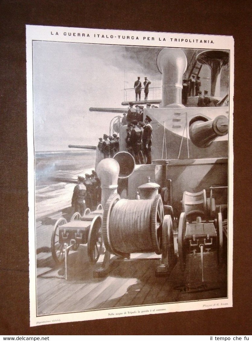 Guerra Italia vs Libia nel 1911 Nelle acque di Tripoli …