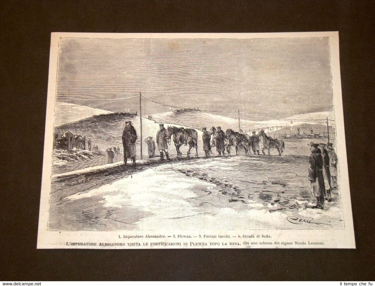 Guerra nei Balcani nel 1878 Russia vs Turchia Zar Alessandro …