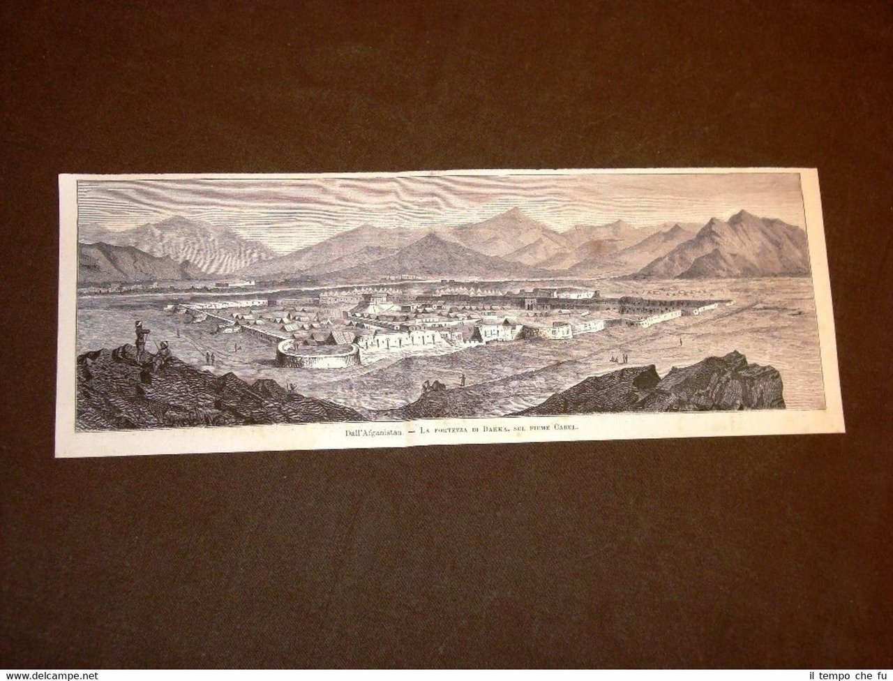 Guerra nell'Afghanistan nel 1879 La Fortezza di Dakka sul fiume …