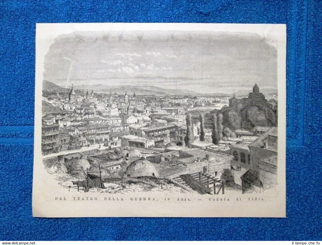 Guerra Russia-Turchia del 1877: Asia, Veduta di Tiblisi, Georgia