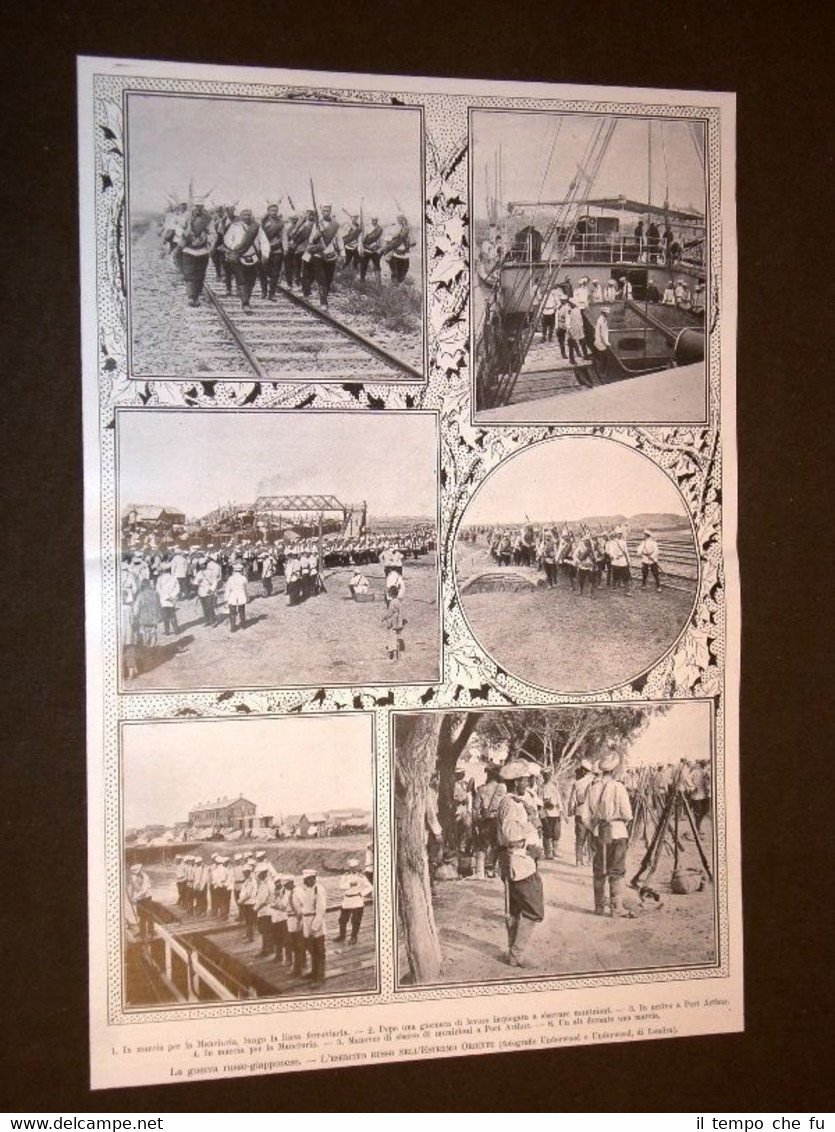 Guerra Russia vs Giappone 1904 Esercito di Russia + Genova …