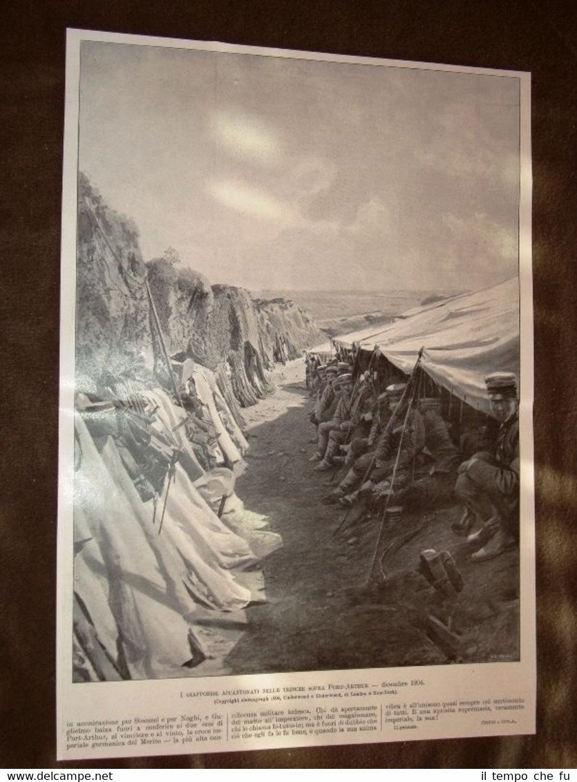 Guerra Russia vs Giappone nel 1904 Trincea di Port Arthur … | Immagine principale