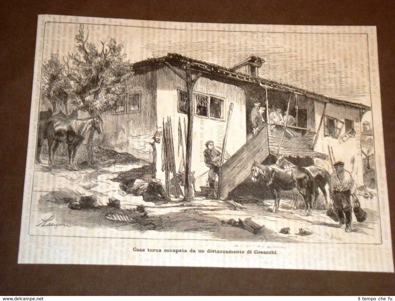 Guerra Russia vs Turchia nel 1877 Casa turca occupata da …