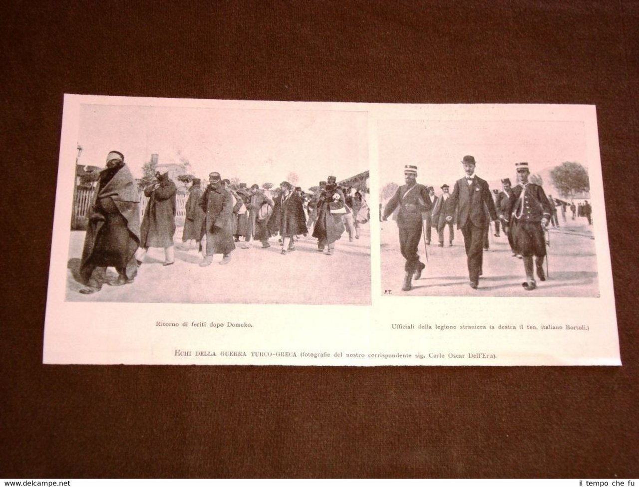 Guerra Turchia vs Grecia nel 1897 Feriti Battaglia di Domoko …