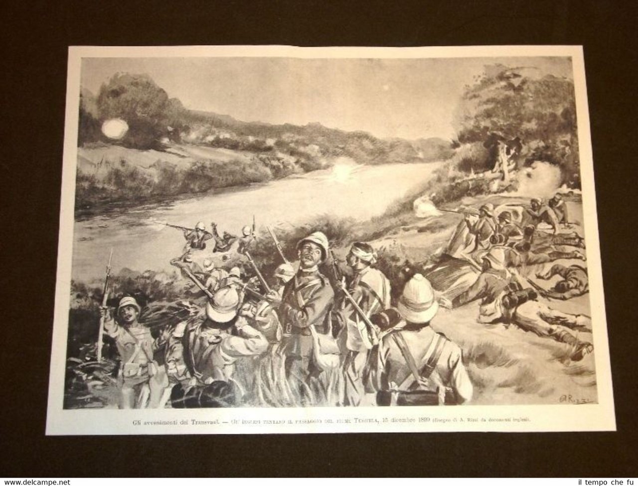 Guerriglia nel transvaal 1899 Gli inglesi nel passaggio del Tughela …