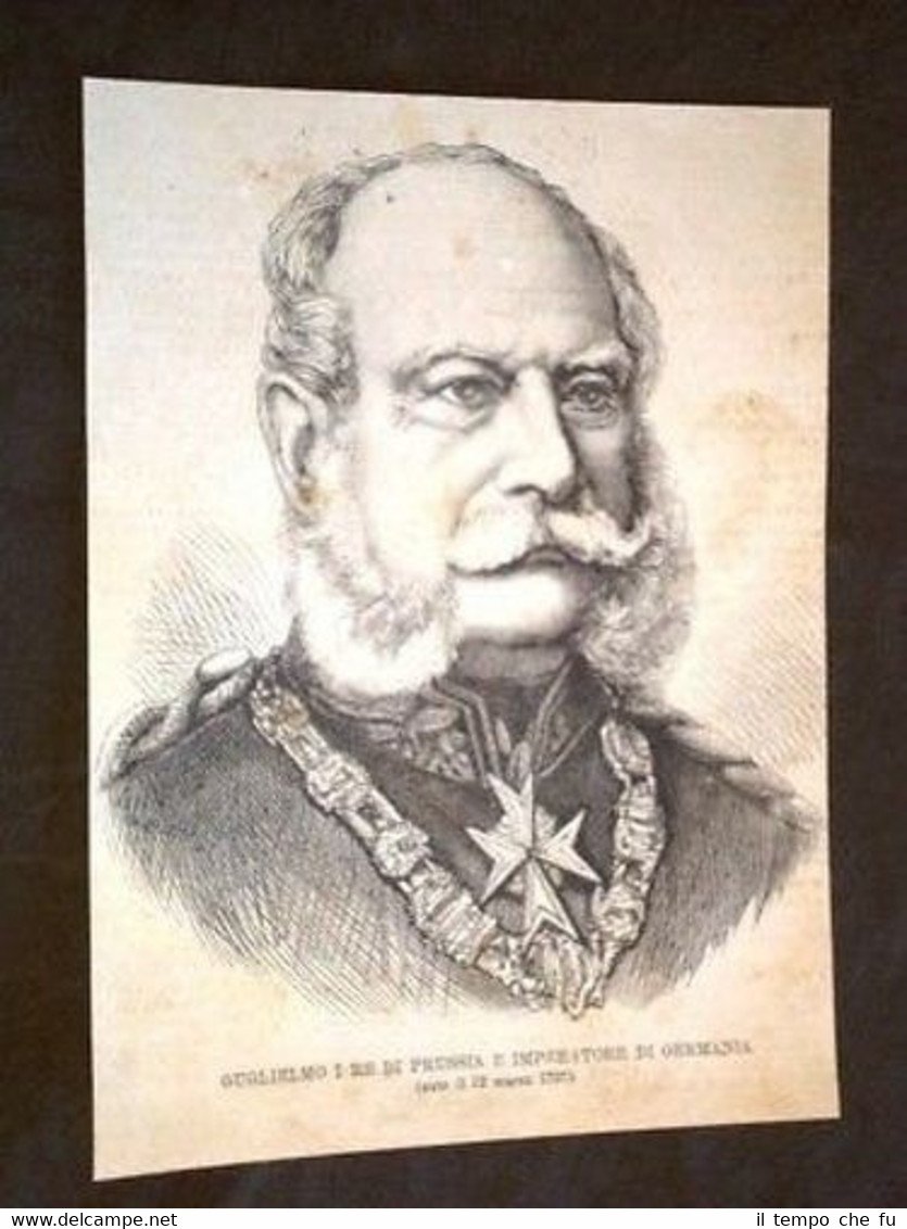 Guglielmo I Re di Prussia Imperatore di Germania