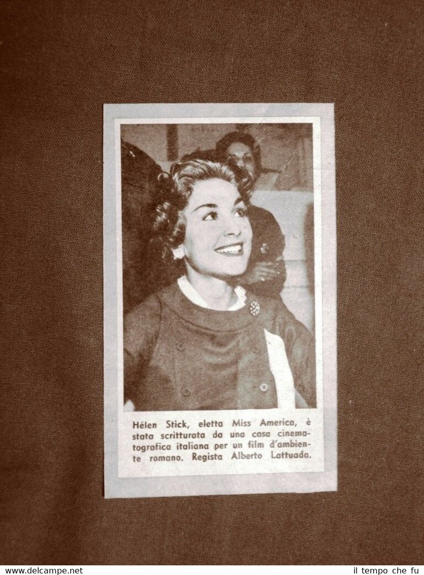 Hélen Stick nel 1957 Eletta Miss America