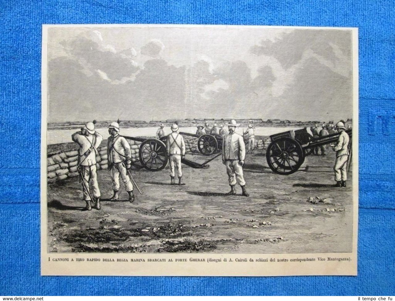 I cannoni a tiro rapido della Regia Marina al forte …