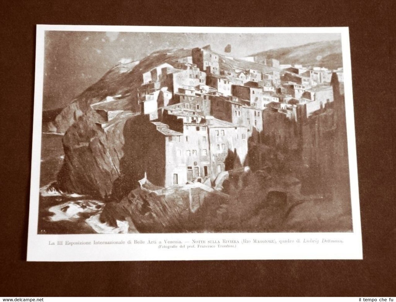 III Esposizione belle arti di Venezia nel 1899 Notte sulla … | Immagine principale
