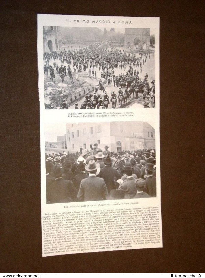 Il 1° o primo maggio a Roma nel 1907 L'Onorevole … | Immagine principale