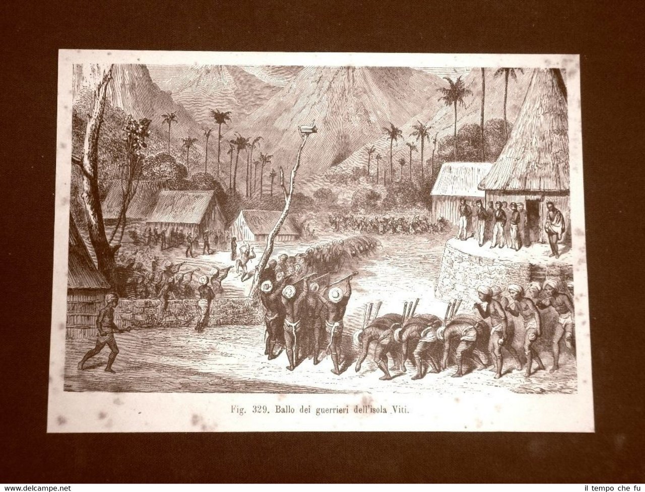 Il ballo dei guerrieri sull'Isola Viti Levu nel 1883 Arcipelago …