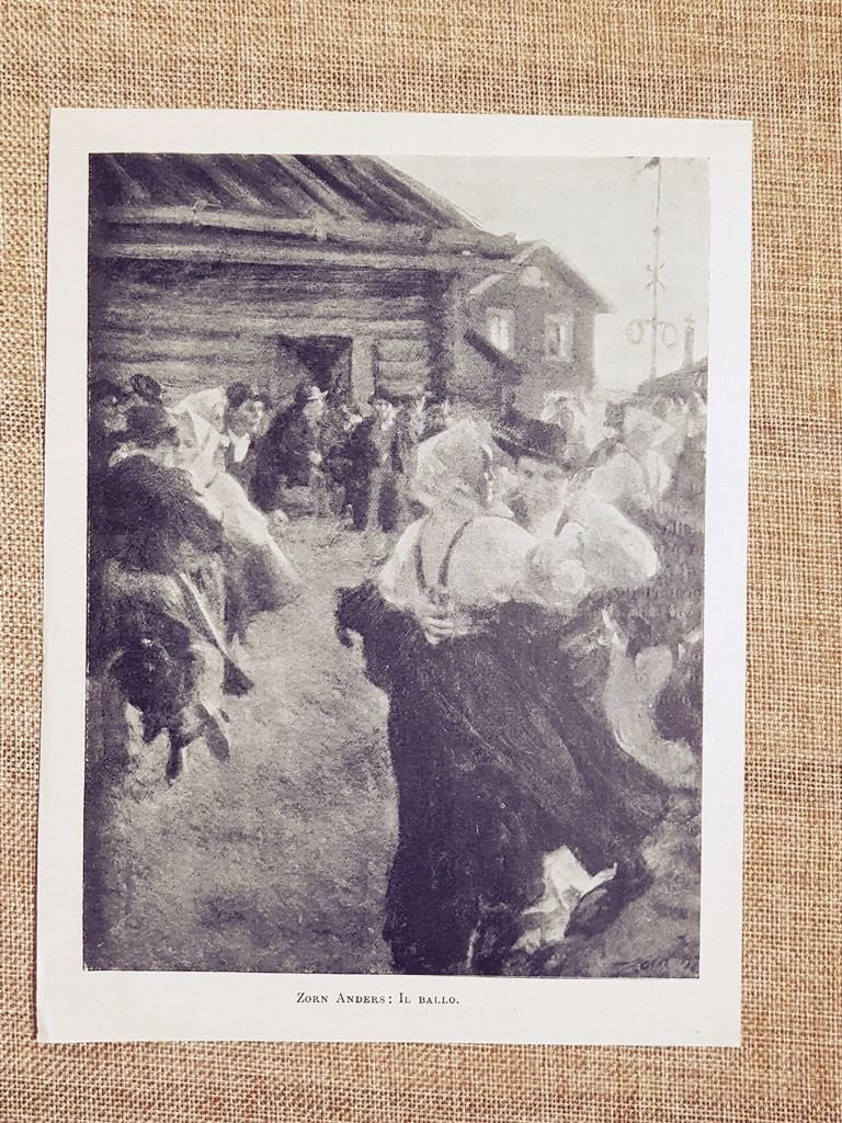 Il ballo Quadro di Zorn Anders Stampa del 1899 | Immagine principale