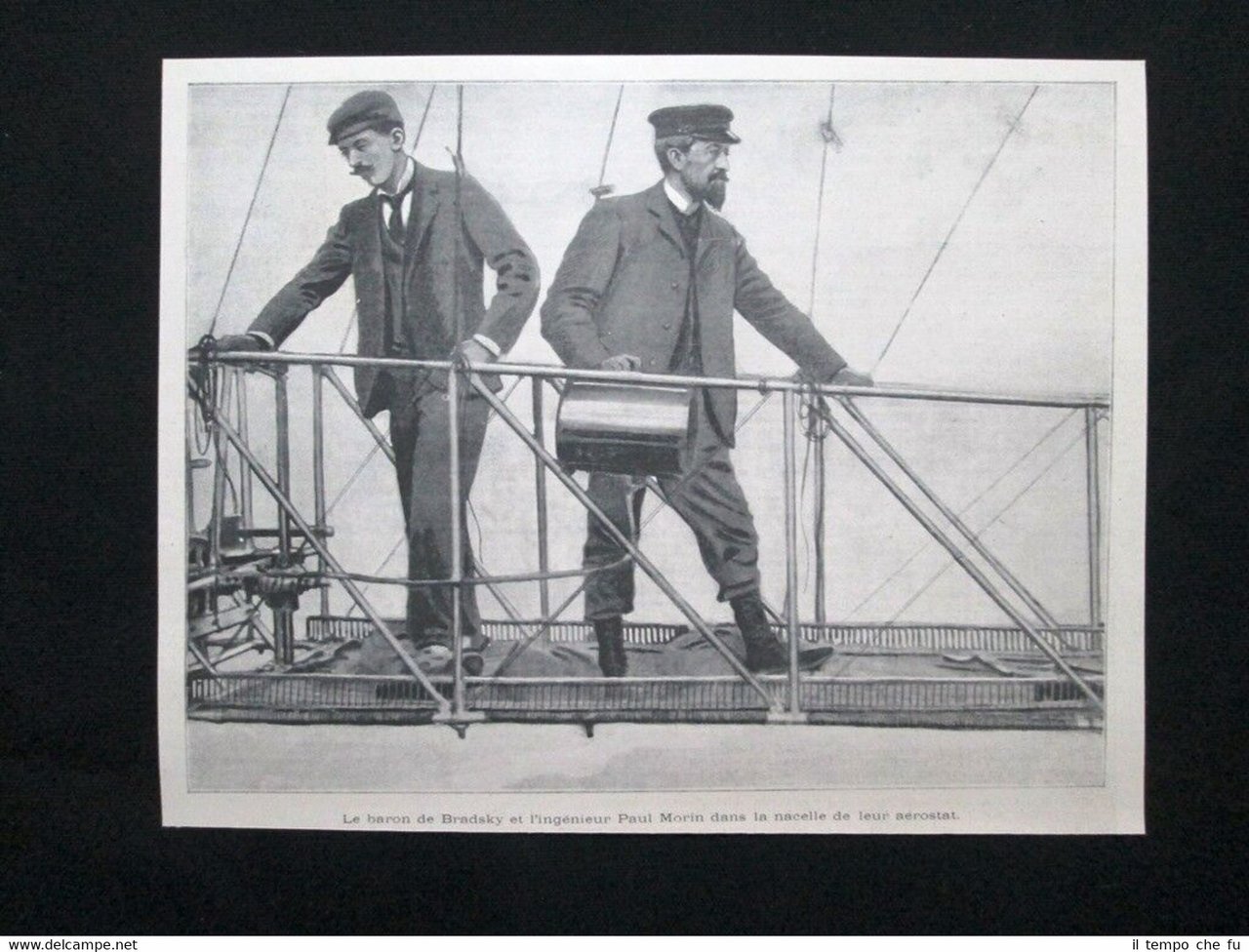 Il barone de Bradsky e l'ingegnere Paul Morin Stampa del …