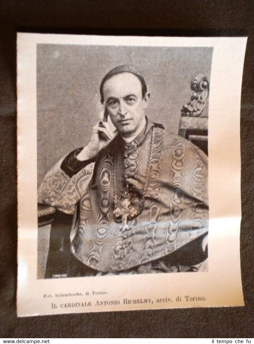 Il Cardinale Antonio Richelmy nel 1900 Arcivescono di Torino | Immagine principale