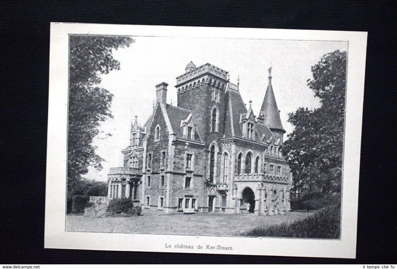 Il castello di Ker-Stears nel 1906 Stampa del 1906