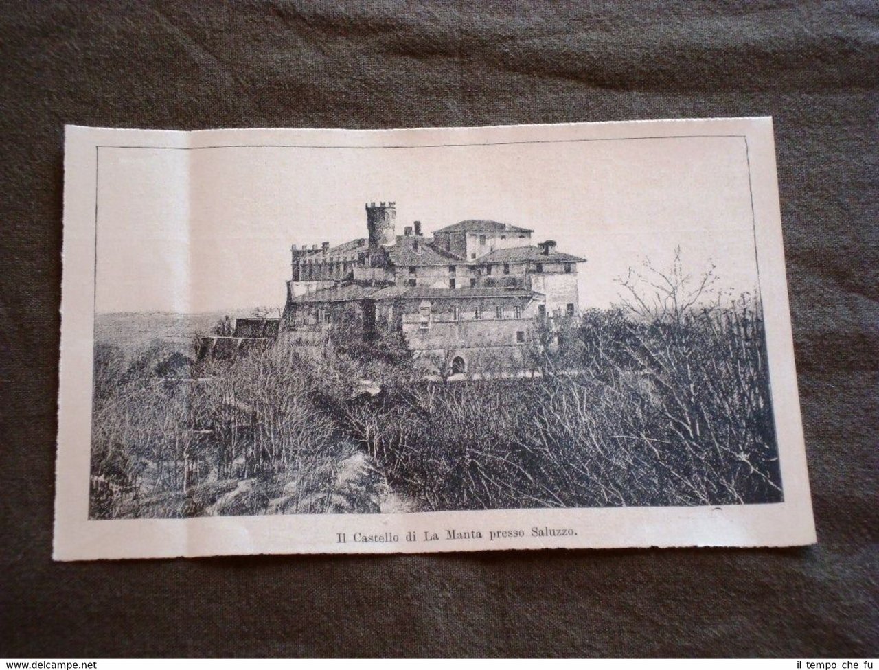 Il Castello di La Manta nel 1886 Presso Saluzzo