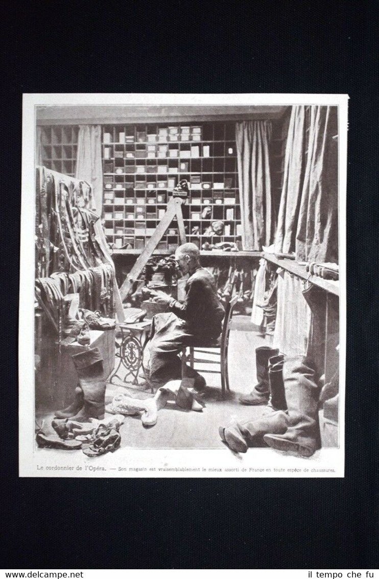Il ciabattino dell'Opera di Parigi Stampa del 1906 | Immagine principale