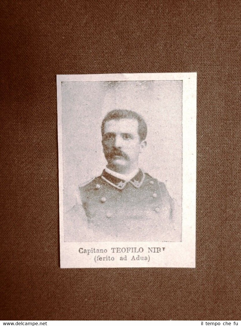 Il Colonialismo Italiano in Africa nel 1896 Ufficiale Capitano Teofilo …