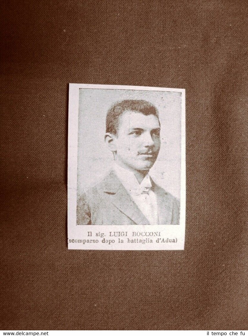 Il Colonialismo Italiano in Africa nel 1896 Ufficiale Luigi Bocconi