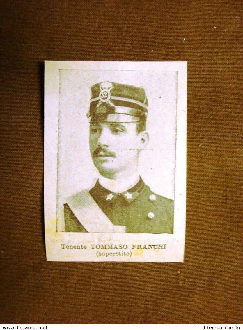 Il Colonialismo Italiano in Africa nel 1896 Ufficiale Tommaso Franchi