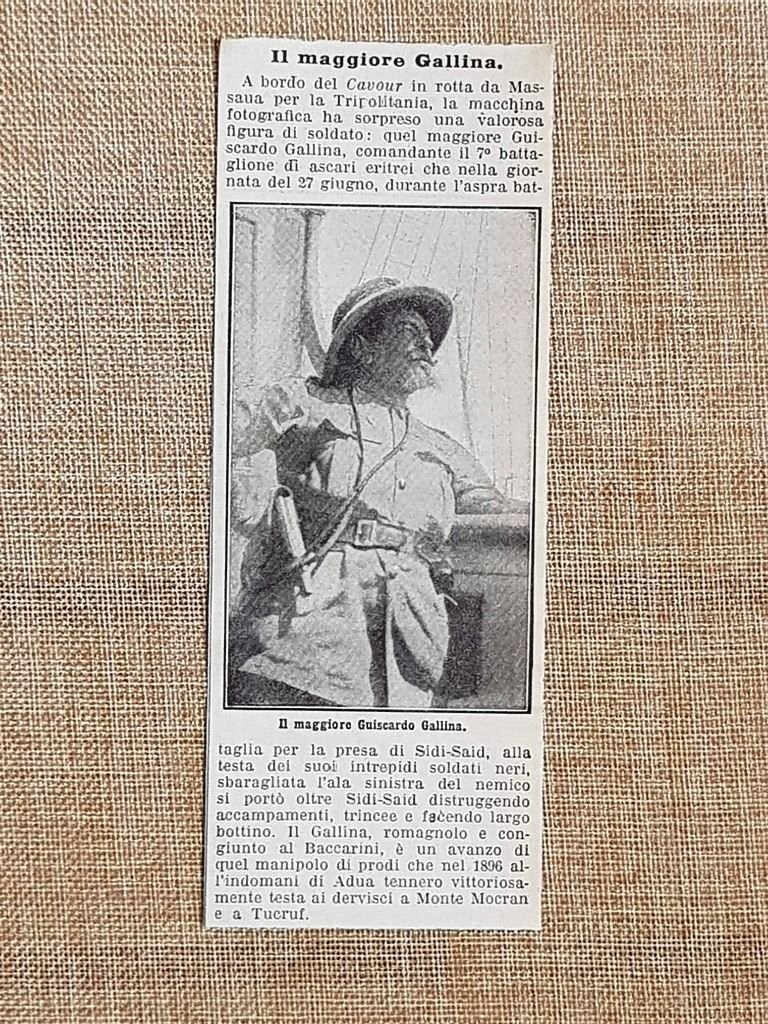 Il colonialismo italiano in Libia nel 1912 Giuscardo Gallina sulla …