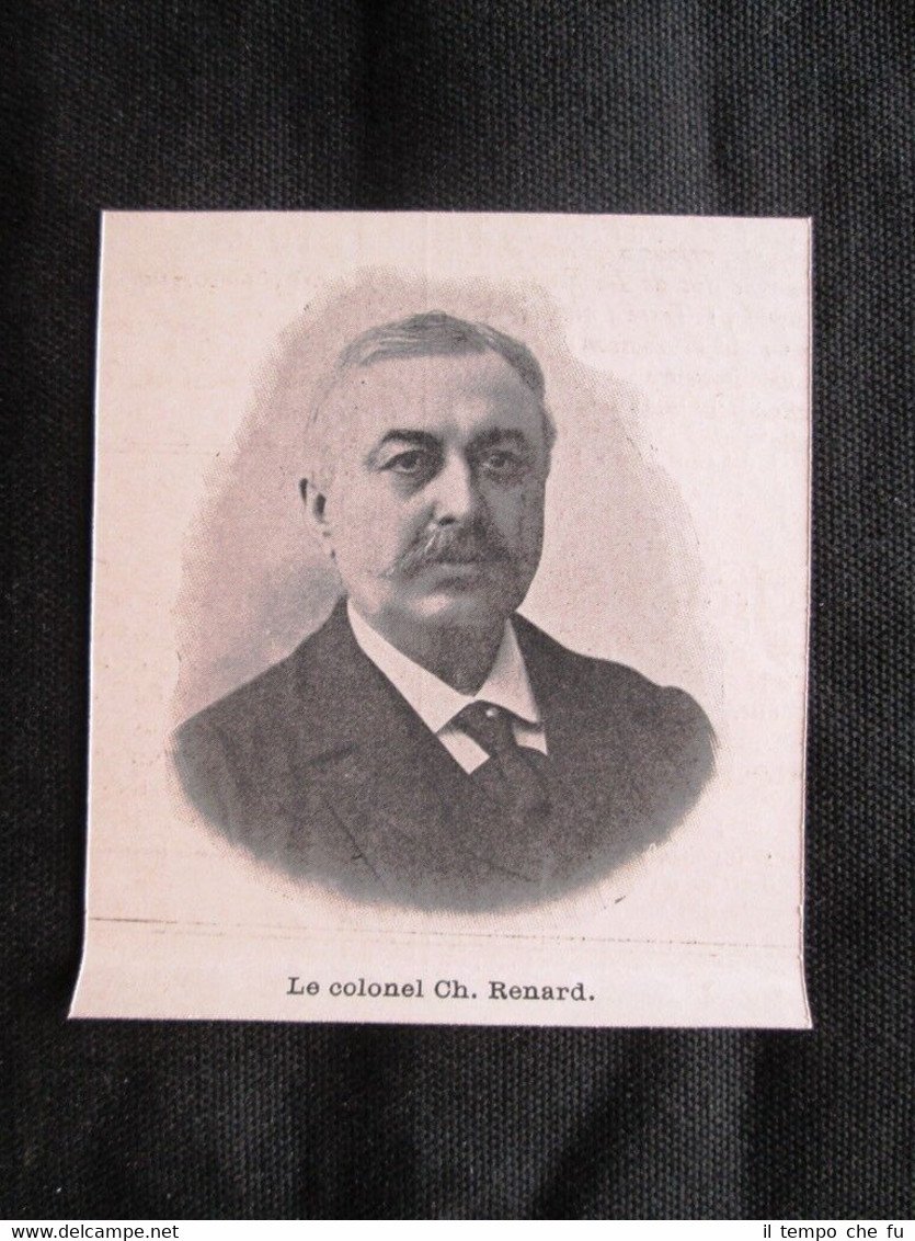 Il colonnello Charles Renard, morto il 13 aprile 1905 a …