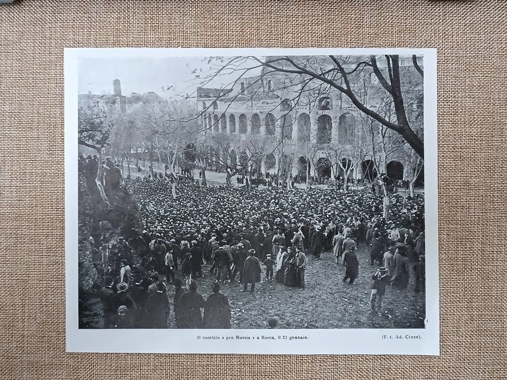 Il comizio "pro Russia" del 22 gennaio 1906 a Roma, … | Immagine principale