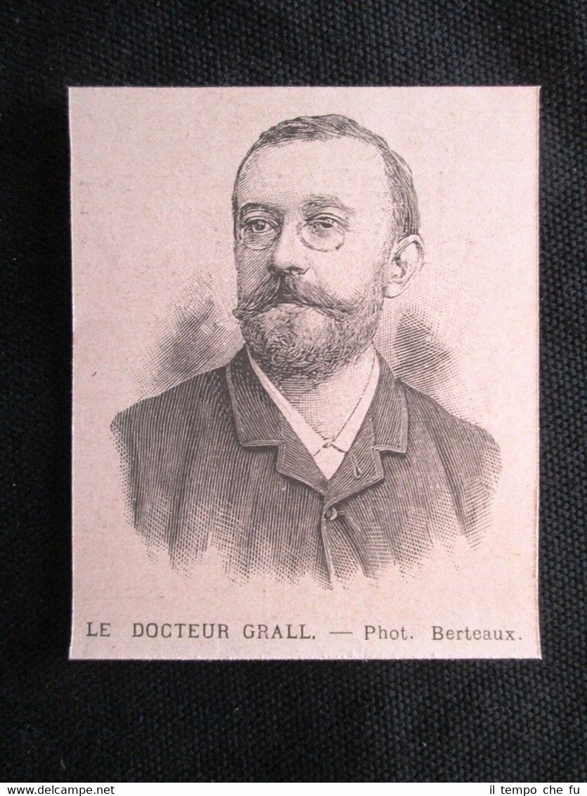 Il dottor Grall Incisione del 1894