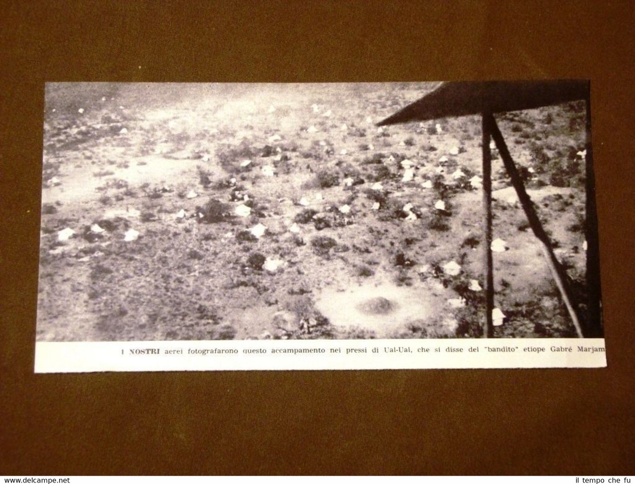 Il Fascismo in Italia Guerra d'Etiopia nel 1934 Accampamento di …