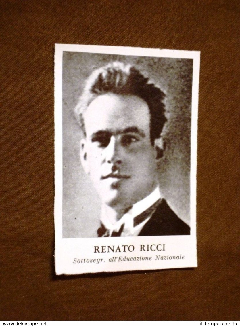 Il Fascismo in Italia Renato Ricci di Carrara nel 1930 …