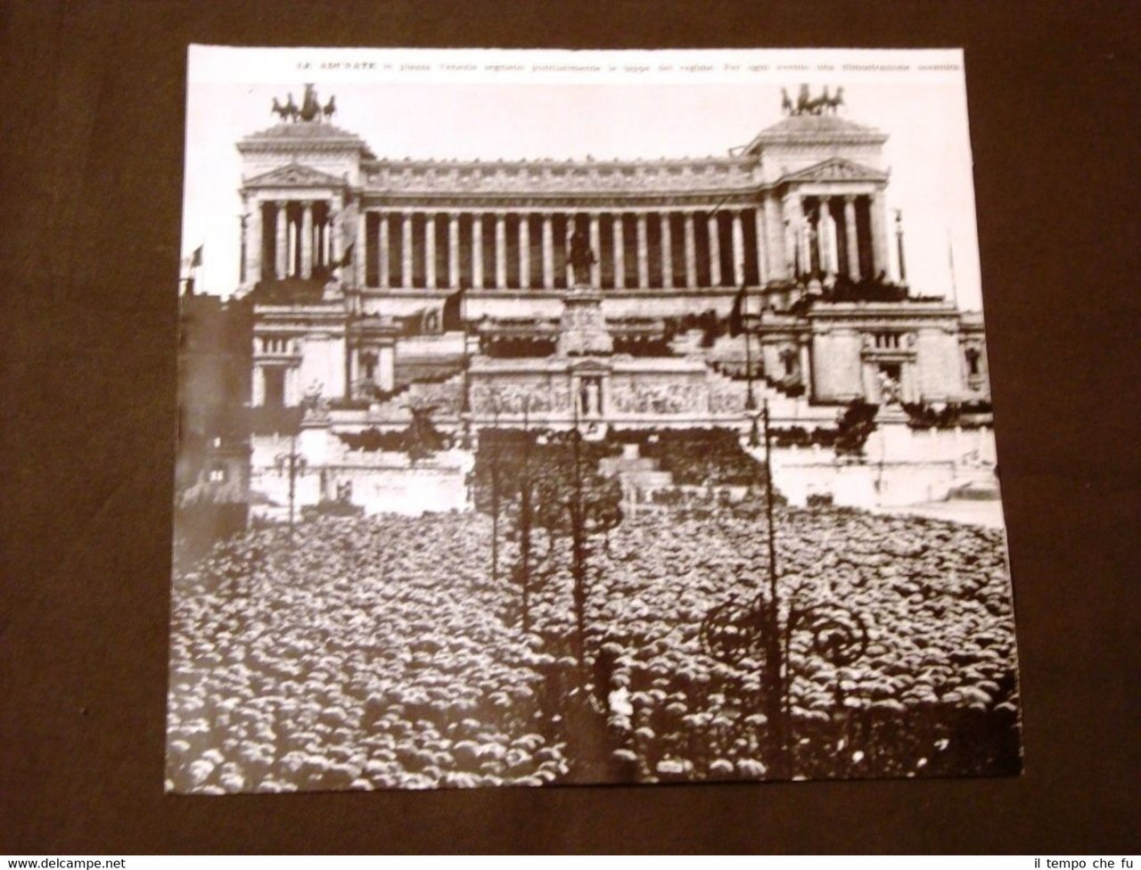 Il Fascismo in Italia Roma nel 1934 Imponente adunata in … | Immagine principale