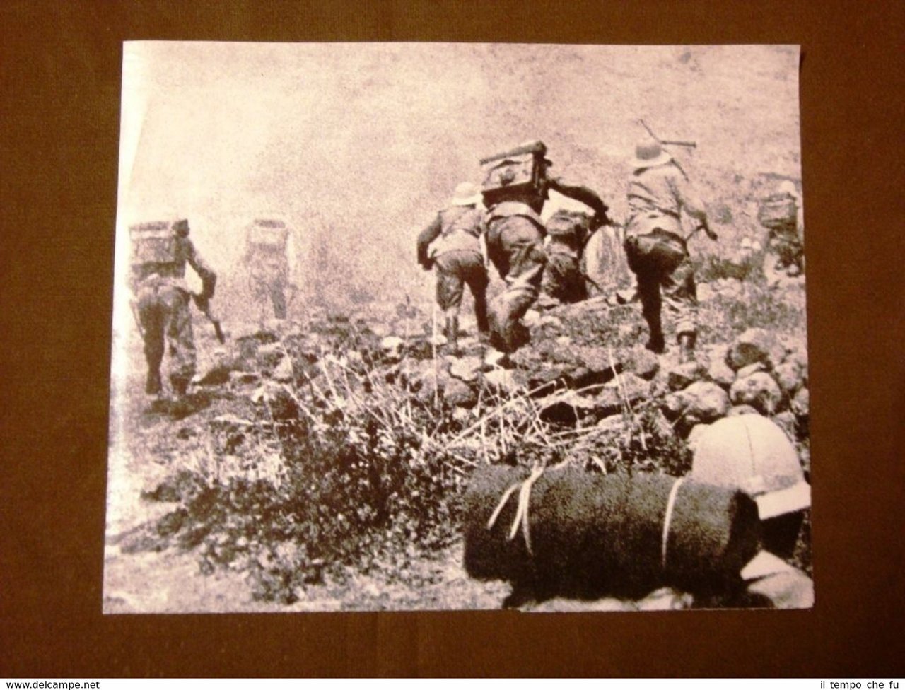 Il Fascismo in Italia Spedizione d'Etiopia Presso Amba Alagi Mitraglieri …