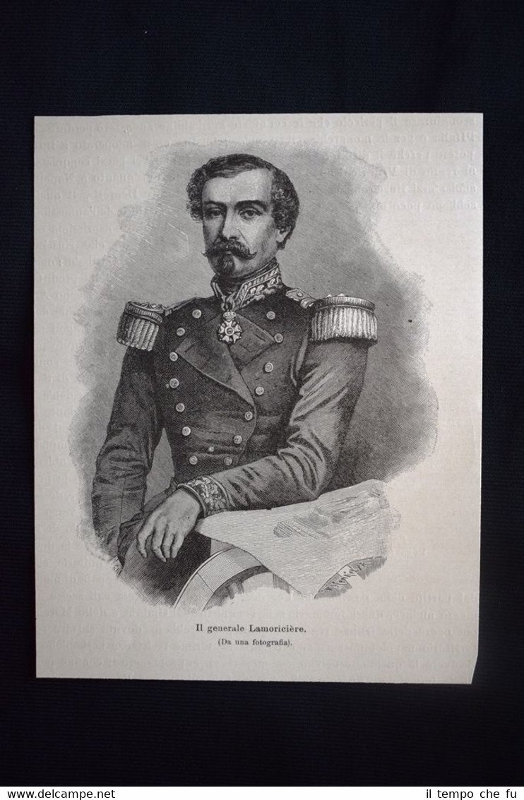 Il generale Lamoriciere + Il politico Enrico Cialdini