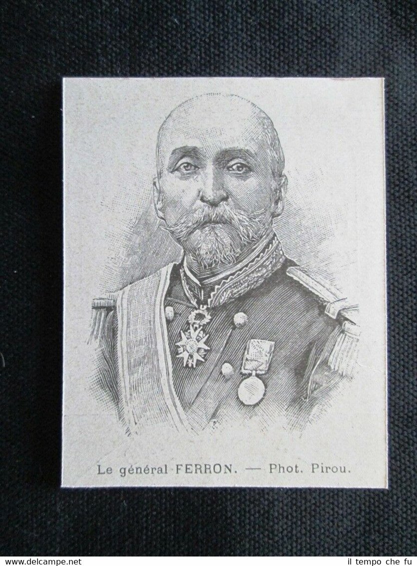 Il generale Theophile Ferron, morto il 6 maggio 1894 Incisione …
